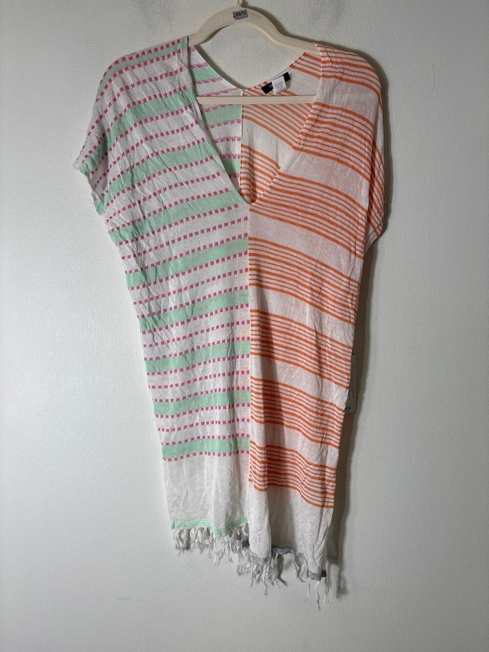 NWT Kerisma Green Stripe Taffey Top Sz M/L